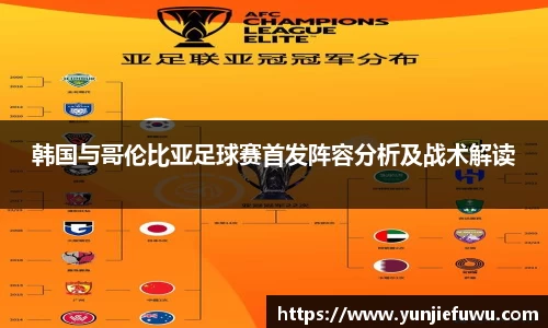 韩国与哥伦比亚足球赛首发阵容分析及战术解读
